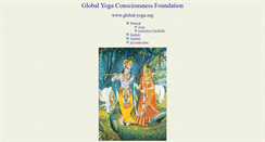 Desktop Screenshot of global-yoga.org