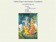 Tablet Screenshot of global-yoga.org