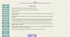 Desktop Screenshot of es.global-yoga.org